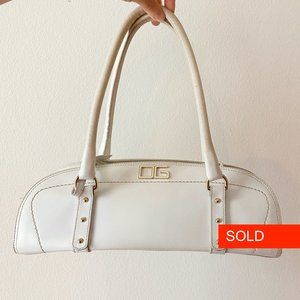 Vintage Dolce & Gabbana White Leather Bag